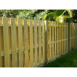 HD Pressure-Treated Pine Shadowbox Fence Panel