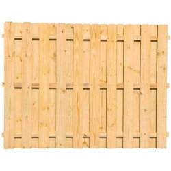 STD Pressure-Treated Pine Shadowbox Fence Panel