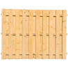 STD Pressure-Treated Pine Shadowbox Fence Panel